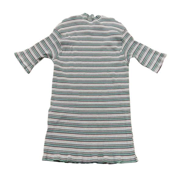 Things Between Striped Stretch Ribbed Top & Shorts Lounge Set Women's L/XL - Picture 5 of 10